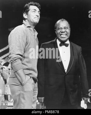 Dean Martin, Louis Armstrong 'Le Doyen Martin Comedy Hour' (1965-1974) de référence de dossier NBC 32337 007THA Banque D'Images