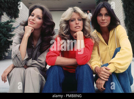 Jaclyn Smith, Farrah Fawcett, Kate Jackson, 'Charlie's Angels' vers 1976 Référence de fichier ABC #  32337 331THA Banque D'Images