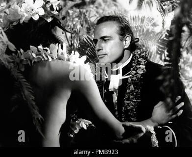 Marlon Brando, mutinerie sur le Bounty', 1962 Référence de dossier MGM 32557 411THA Banque D'Images