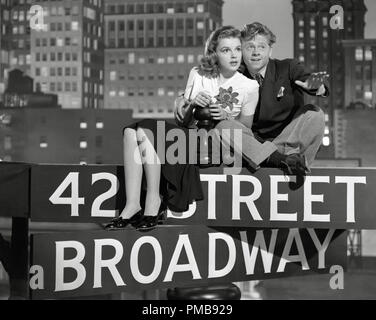 Judy Garland, Mickey Rooney, 'Babes on Broadway', 1941 MGM référence de fichier 32557 416THA Banque D'Images