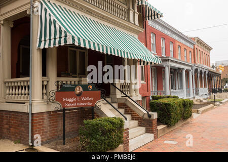 L Maggie Walker national historic site Richmond VA Banque D'Images