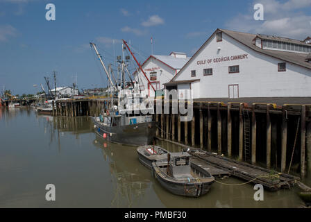 Village de pêche de Steveston (Colombie-Britannique, Canada,sur le Fraser, près de Vancouver Banque D'Images