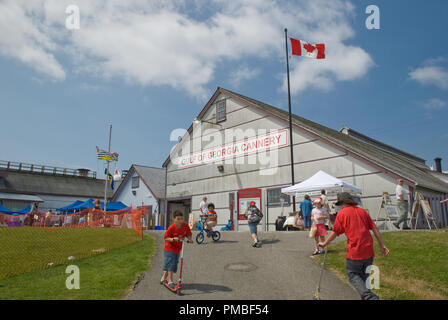 Gulf of Georgia Cannery Museum à Steveston, Britiwsh Colombie-Britannique sur le Fraser, près de Vancouver, Canada. Banque D'Images