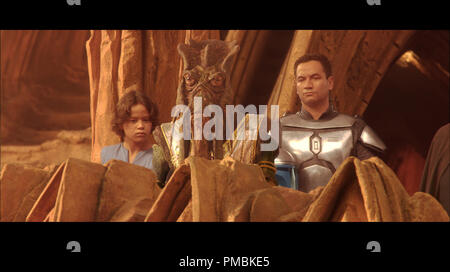Daniel Logan, Temuera Morrison, 'Star Wars Episode II : l'Attaque des Clones' (2002) Banque D'Images