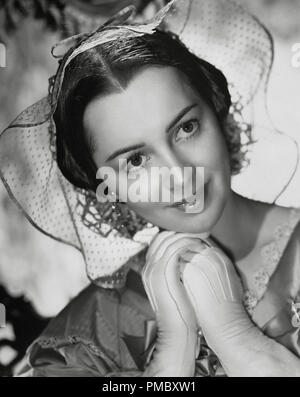 Olivia de Havilland, 'Autant en emporte le vent" (1939) de référence de dossier MGM 33300 113THA Banque D'Images