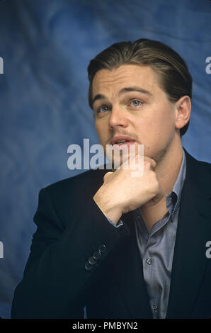 Conférence de presse Portrait de Leonardo DiCaprio circa 2002 © CCR Photo Library/l'Hollywood Archive (Tous droits réservés) #  33480 Référence de fichier 140THA Banque D'Images