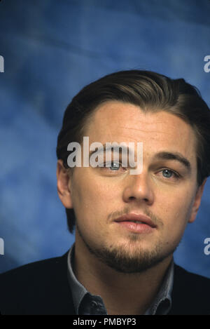 Conférence de presse Portrait de Leonardo DiCaprio circa 2002 © CCR Photo Library/l'Hollywood Archive (Tous droits réservés) #  33480 Référence de fichier 162THA Banque D'Images