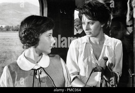 Sophia Loren et Eleonora Brown "Deux femmes" de référence de dossier de l'ambassade 1960 33480 762THA Banque D'Images