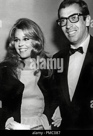 Jane Fonda et Roger Vadim, vers 1967. Référence du fichier : 33480 890THA Banque D'Images