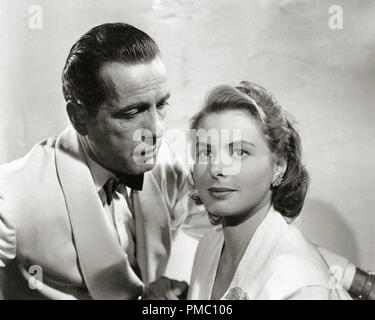 Humphrey Bogart, Ingrid Bergman, 'Casablanca' (1942 )Warner Bros. référence #  33595 012THA Banque D'Images