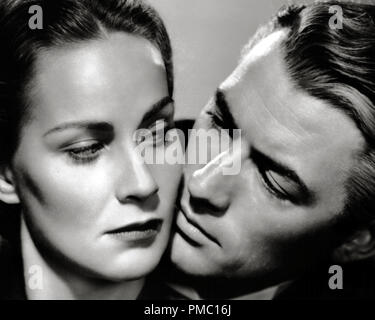 Gregory Peck et Alida Valli, 'l'Paradine Case' (1947) United Artists référence #  33595 Fichier 195THA Banque D'Images