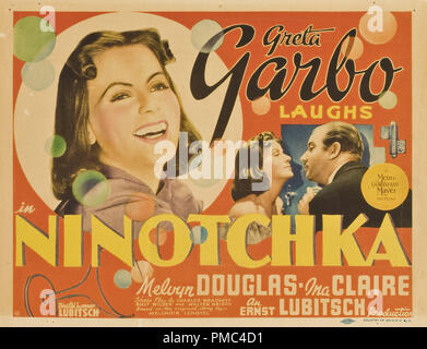 Greta Garbo, Ninotchka (MGM, 1939). Référence de dossier de carte Hall 33595 665THA Banque D'Images