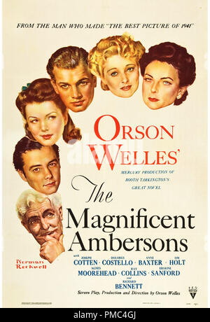 Joseph Arthur, le magnifique Ambersons (RKO, 1942). Référence de fichier affiche #  33595 764THA Banque D'Images