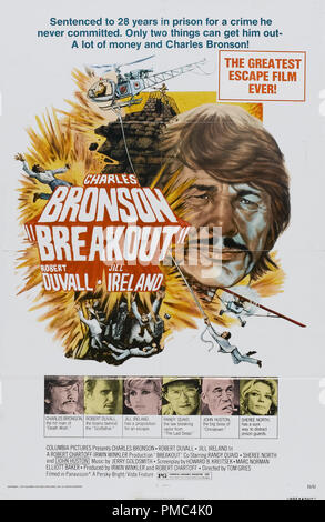 Charles Bronson, Breakout (Columbia, 1975). Référence de fichier affiche #  33595 828THA Banque D'Images