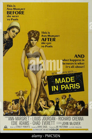 Ann-Margret, réalisé à Paris (MGM, 1966). Référence de fichier affiche #  33635 015THA Banque D'Images