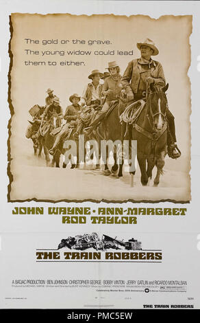 Ann-Margret, John Wayne, Le Train Robbers (Warner Brothers, 1973). Référence de fichier affiche #  33635 019THA Banque D'Images