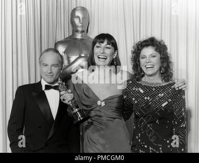 Richard Dreyfuss, Angelica Houston, Marsha Mason, 58e Awards (1986) #  de référence de fichier 33536 955THA pour un usage éditorial uniquement - Tous droits réservés Banque D'Images