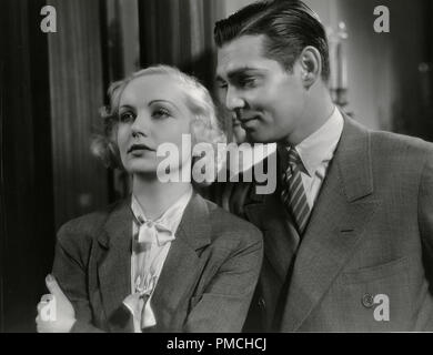 Clark Gable, Carole Lombard, dans 'pas d'homme de son propre' (Paramount, 1932) . Référence de fichier #  33636 393THA Banque D'Images