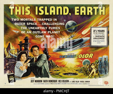 Jeff Morrow, cette terre de l'île (Universal, 1955). Référence de dossier de carte Hall 33636 576 THA Banque D'Images