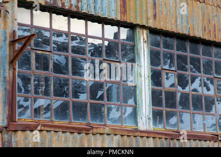Grytviken, Géorgie du Sud, l'Antarctique. Banque D'Images