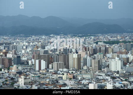 Vue sur la ville de la tour de Kyoto Banque D'Images