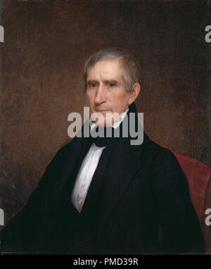 William Henry Harrison. Date/période : 1840. La peinture. Huile sur toile. Hauteur : 768 mm (30.23 in) ; Largeur : 638 mm (25.11 in). Auteur : Albert Gallatin Hoit. Banque D'Images