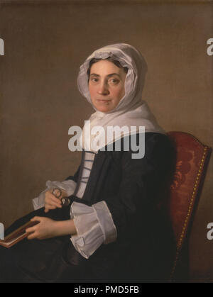 Marie Adam. Date/période : 1754. La peinture. Huile sur toile. Hauteur : 940 mm (37 in) ; Largeur : 711 mm (27.99 in). Auteur : Allan Ramsay. Banque D'Images