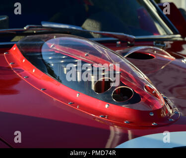 Niklas Halusa, Emanuele Pirro, Ferrari 250 GT Breadvan, Kinrara, trophée, cockpit fermé voitures GT, Goodwood Revival 2018, septembre 2018, de l'automobile Banque D'Images