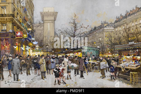 Eugene Galien-Laloue - Porte St Denis 08 Banque D'Images