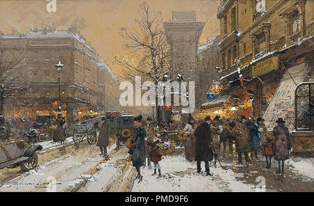 Eugene Galien-Laloue - Porte St Denis 11 Banque D'Images