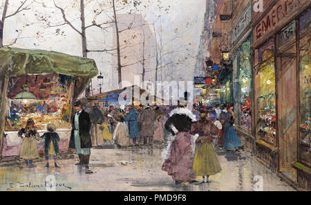 Eugene Galien-Laloue - Porte St Denis 12 Banque D'Images