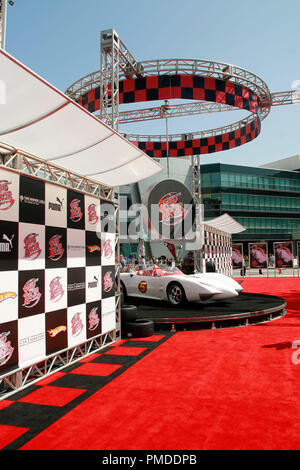 Speed Racer Mach 5 Premiere voiture de course 4-26-2008 / Nokia Theatre / Los Angeles, CA / Warner Brothers / Photo par Joseph Martinez référence #  23503 Fichier 0010JM pour un usage éditorial uniquement - Banque D'Images