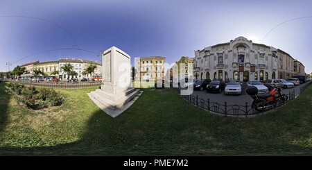 Vue panoramique à 360° de Monument des Héros de la Première Guerre mondiale - avant la réinstallation