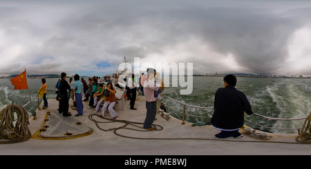 Vue panoramique à 360° de Weihai Liugong Island Ferry 2