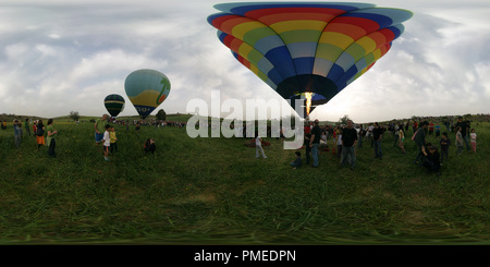 Vue panoramique à 360° de Festival de montgolfières 2010 Ruhama