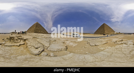 Vue panoramique à 360° de Grande pyramide de Gizeh25