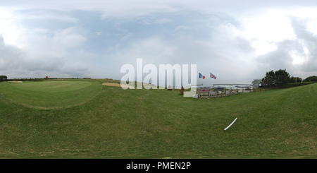 Vue panoramique à 360° de Le golf de Port-en-Bessin-Huppain - France