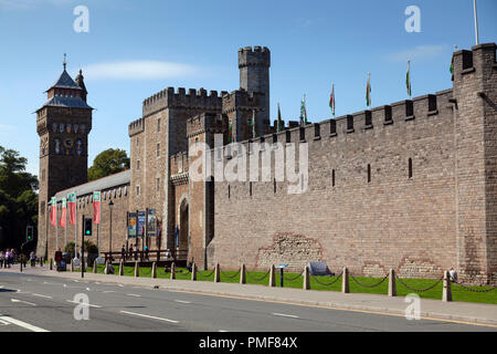 Château de Cardiff Banque D'Images