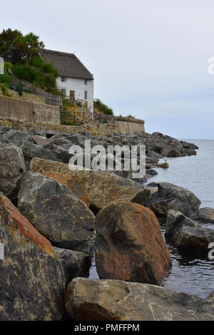 Runswick Bay, North Yorkshire Moors, England UK Banque D'Images