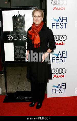 'Doubt' Premiere Meryl Streep 10-30-2008 / théâtre / ArcLight Hollywood, CA / Miramax / Photo par Joseph Martinez référence #  23653 Fichier 0012PLX pour un usage éditorial uniquement - Tous droits réservés Banque D'Images