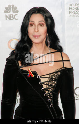 Cher à 'La 67e Golden Globe Awards annuels - Press Room' qui a eu lieu au Beverly Hilton Hotel à Los Angeles, CA le dimanche, Janvier 17, 2010. Photo par Picturelux Banque D'Images