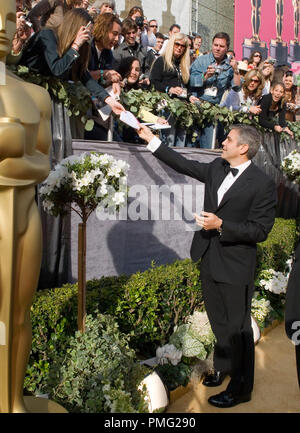 L'Academy of Motion Picture Arts and Sciences Sociales présente 'La 78e annuelle des Academy Awards' George Clooney 03-05-2006 référence #  29998 021 pour un usage éditorial uniquement - Tous droits réservés Banque D'Images