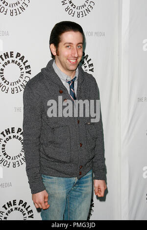 Simon Helberg au 26e Festival William S. Paley Television 'The Big Bang Theory' Arclight Cinemas à Hollywood, CA 4/16/2009 Photo : © Joseph Martinez / Picturelux - Tous droits réservés référence #  30008 0004PLX pour un usage éditorial uniquement - Tous droits réservés Banque D'Images