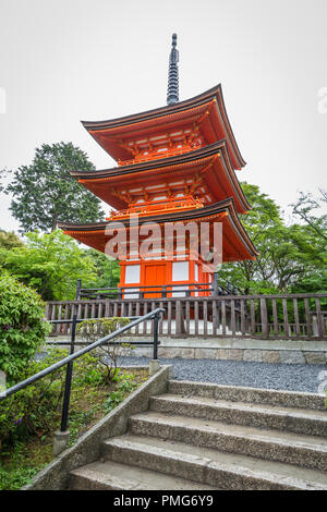 Koyasu Kiyomizudera, Pagode (Temple Kiyomizu-dera), Kyoto, Japon. Banque D'Images