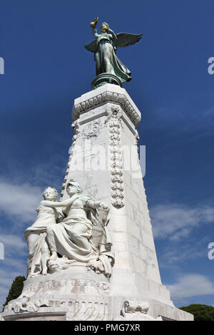 Monument du Centenaire, Jardin Albert 1er, Avenue de Verdun, Nice, Côte d'Azur, France Banque D'Images