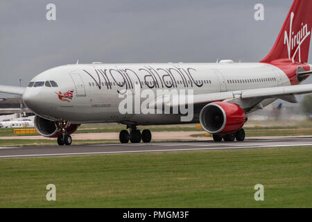 L'aéroport de Manchester en Angleterre Banque D'Images