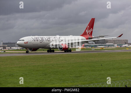 L'aéroport de Manchester en Angleterre Banque D'Images