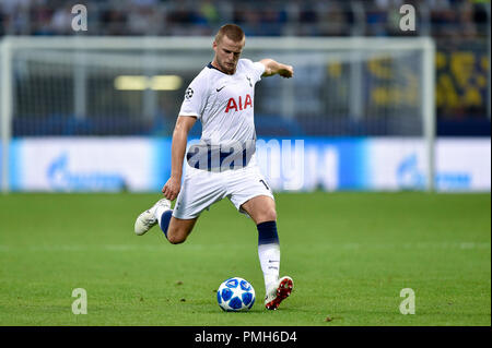 Milan, Italie. 18 septembre 2018. Eric Dier de Tottenham Hotspur lors de la Ligue des Champions Groupe B match entre l'Inter Milan et Tottenham Hotspur au Stadio San Siro, Milan, Italie le 18 septembre 2018. Photo par Giuseppe maffia. 18 Sep, 2018. Credit : AFP7/ZUMA/Alamy Fil Live News Banque D'Images