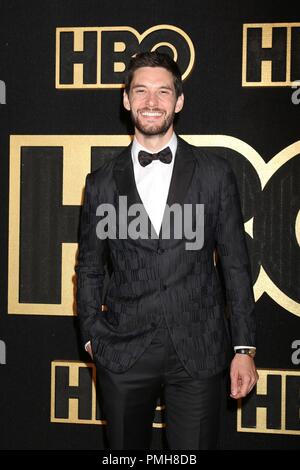 Ben Barnes aux arrivées de HBO Emmy Awards Après-party, Pacific Design Center, Los Angeles, CA Septembre 17, 2018. Photo par : Priscilla Grant/Everett Collection Banque D'Images