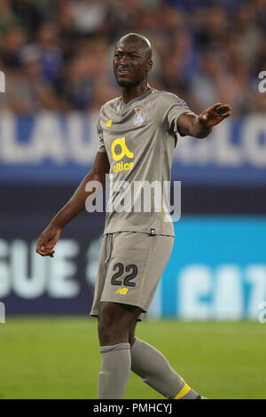 Gelsenkirchen, Allemagne. 18 Sep, 2018. 18.09.2018, saison 2018/2019, Football, Ligue des Champions, 1. journée - FC Schalke 04 - FC Porto (Porto) Danilo Pereira | Conditions de crédit dans le monde entier : dpa/Alamy Live News Banque D'Images